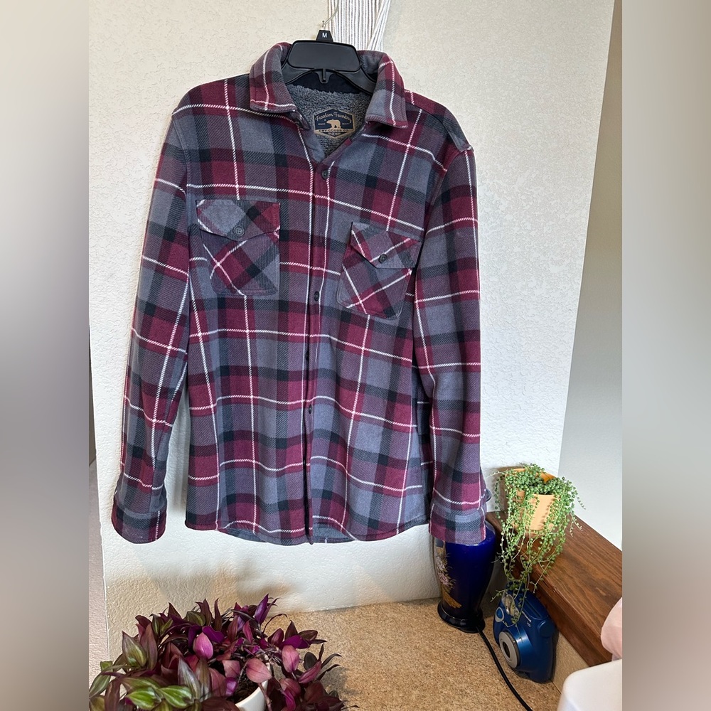 Freedom Foundry Fleece Lined Flannel Shirt - Size M